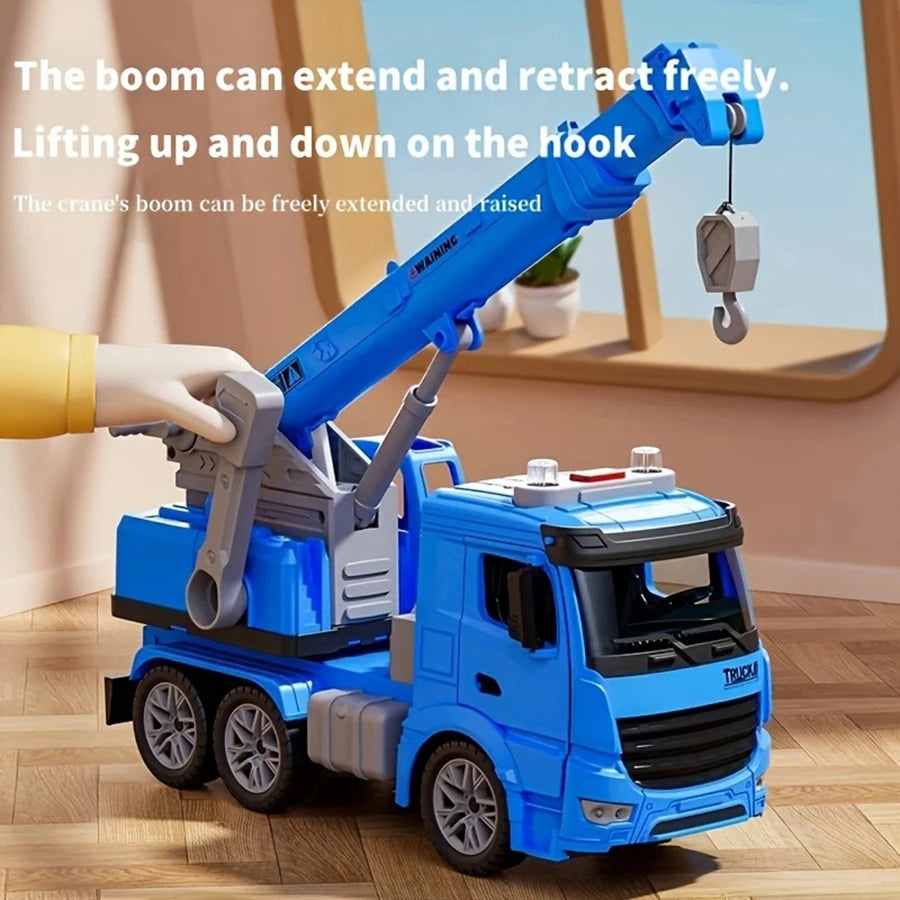 Construction Toy Crane Truck, lights and sounds.