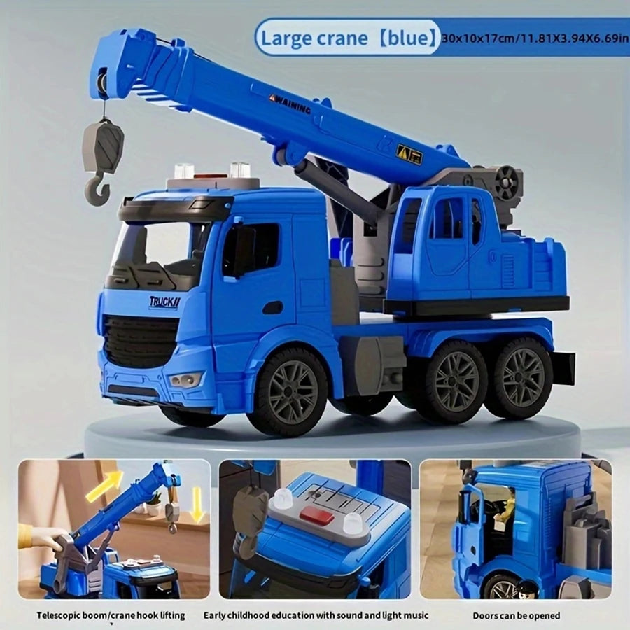 Construction Toy Crane Truck, lights and sounds.