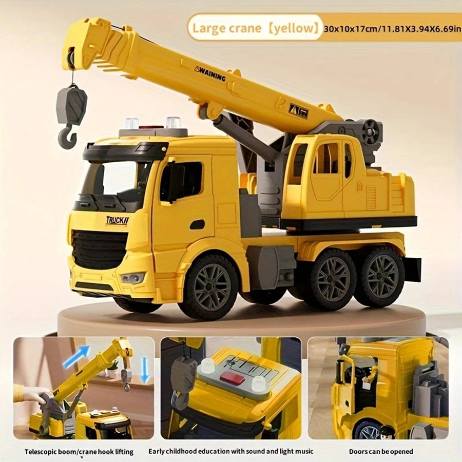 Construction Toy Crane Truck, lights and sounds.