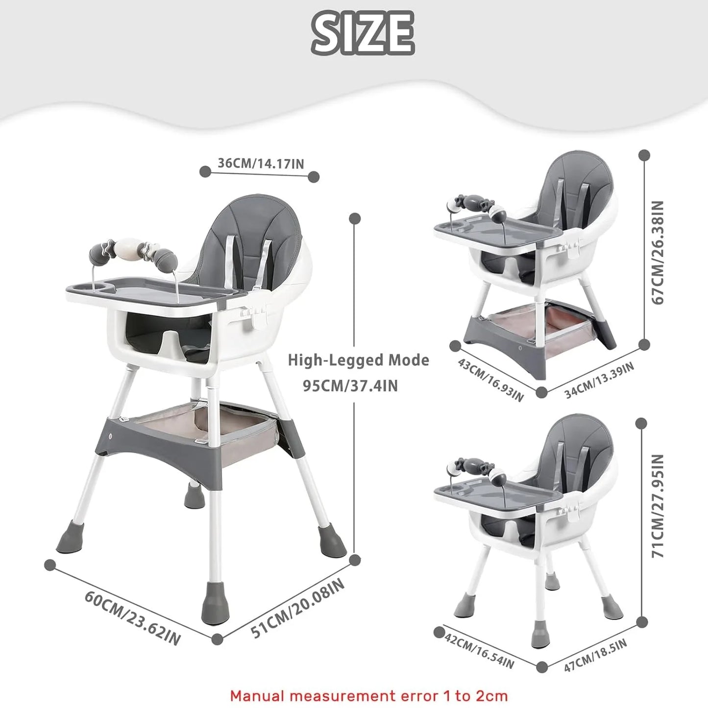 Convertible Foldable High Chair