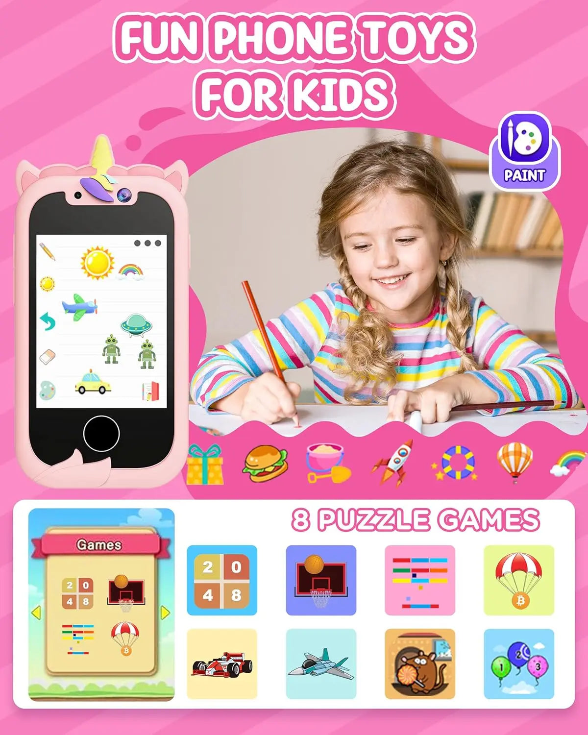 Kids' Smart Phone Girls' Toy
