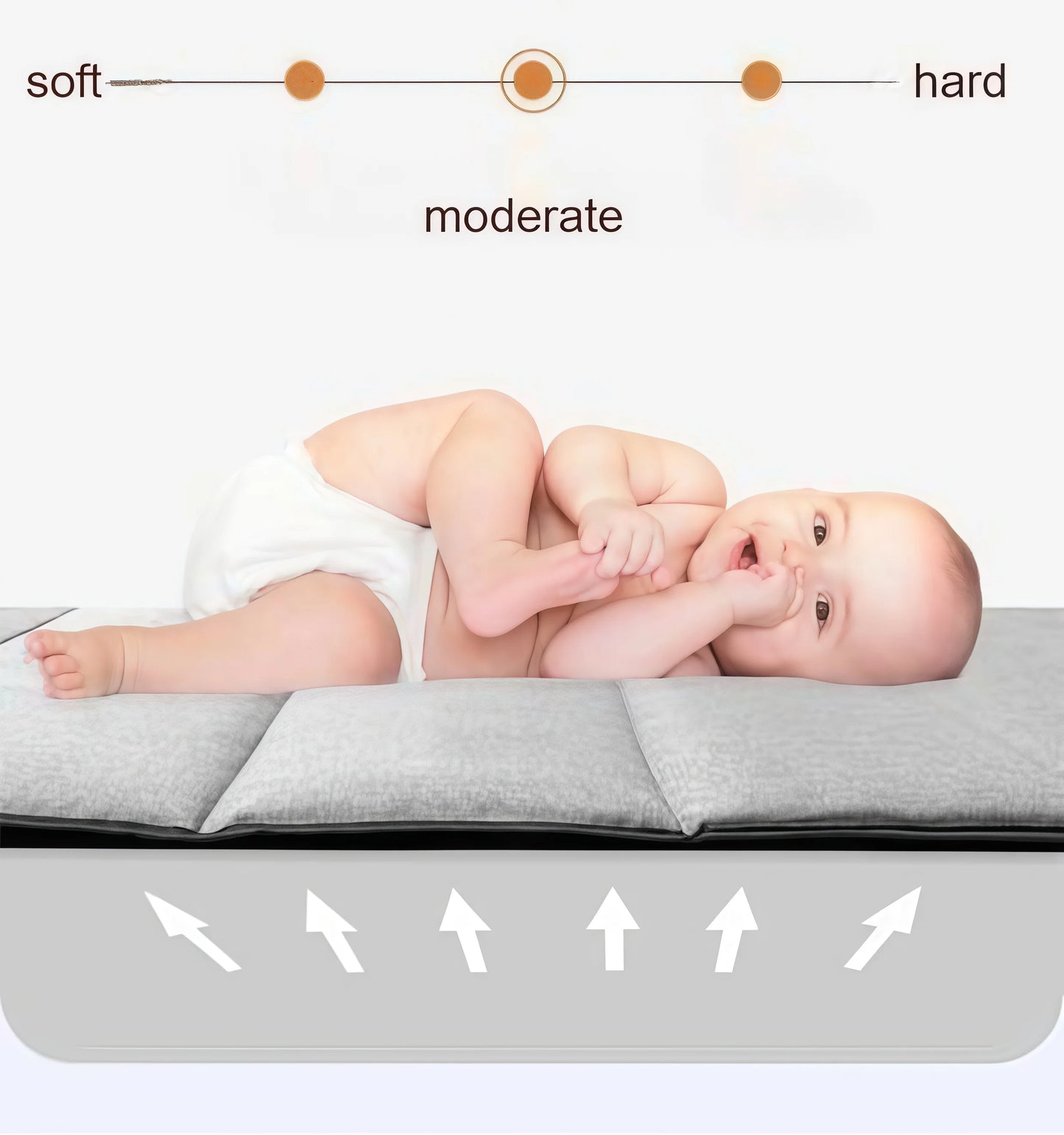 Bedside Baby Crib with Changing Table
