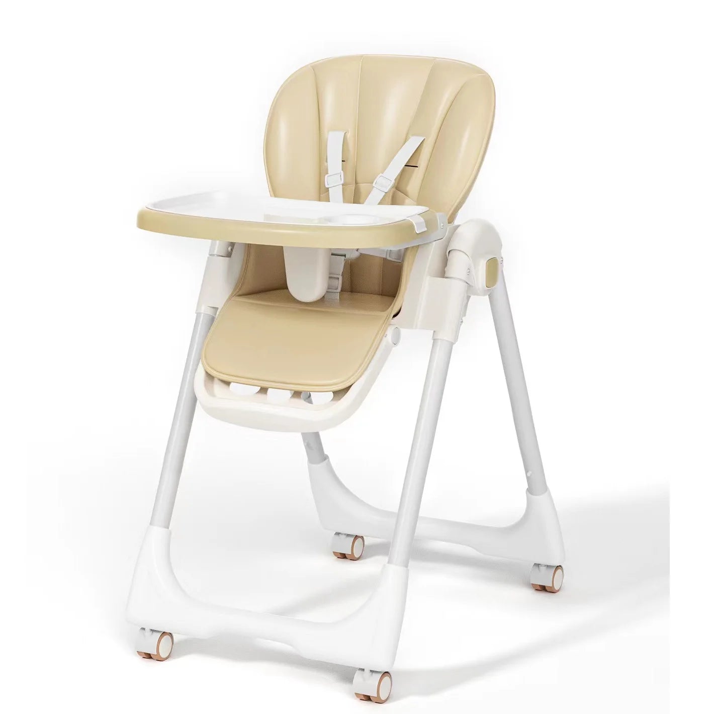 Adjustable Baby High Chair with 3-Tier Tray