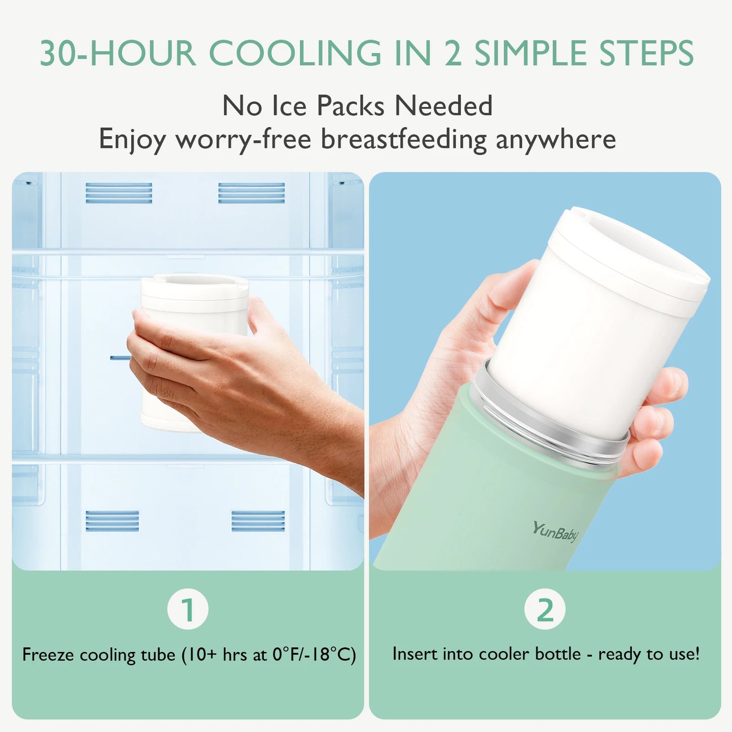 Baby Premium Breastmilk Storage Cooler - 22oz Capacity