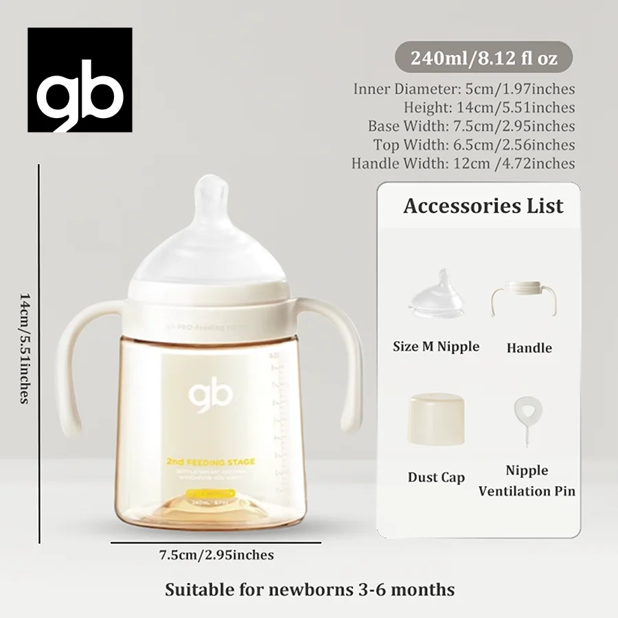 Baby Bottles 3 Sizes