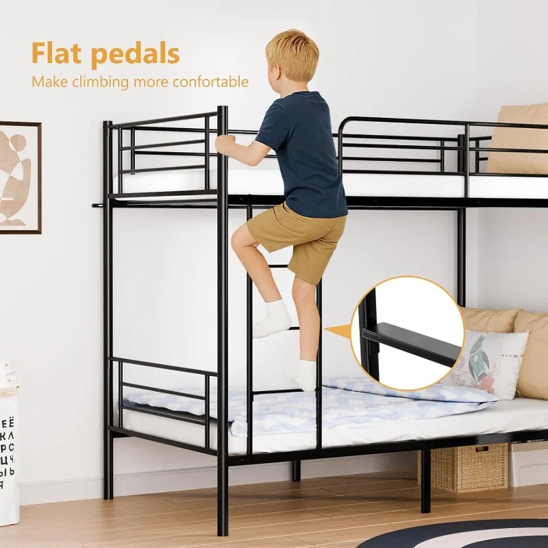 Platform Bunk Bed Twin Over Twin