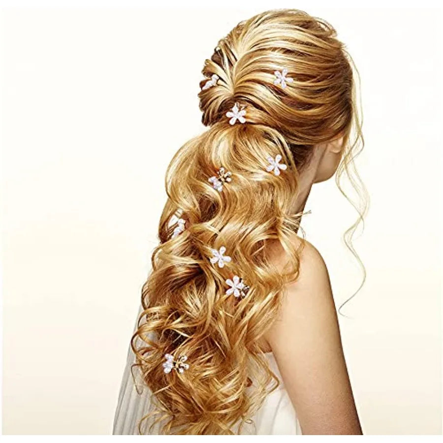 10 Pcs Mini Pearl Claw Clips