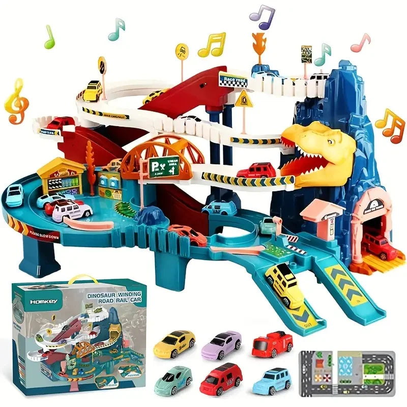 Dinosaur Mountain Climbing Track Set