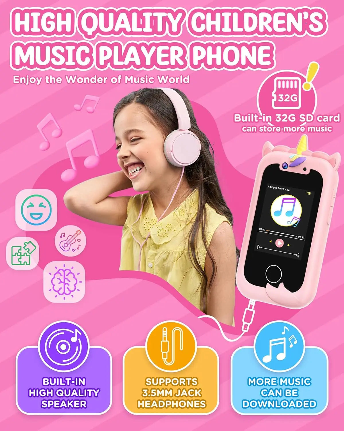 Kids' Smart Phone Girls' Toy