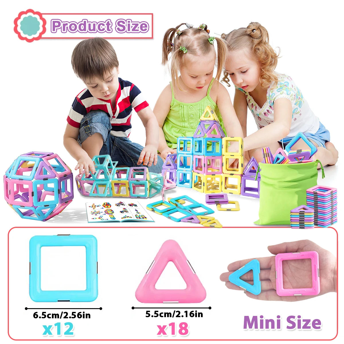 Magnetic Building Blocks Set