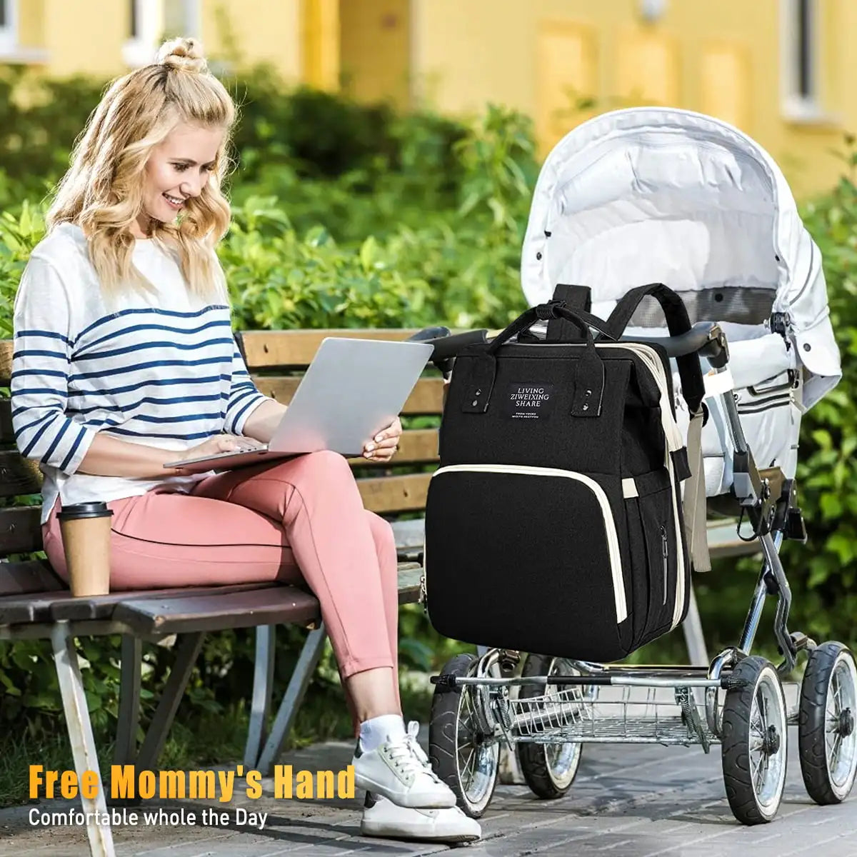 Multi-Function Waterproof Outdoor Travel Diaper Bags