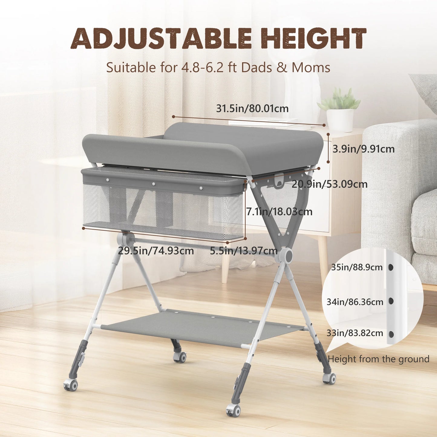 Folding Diaper Changing Station
