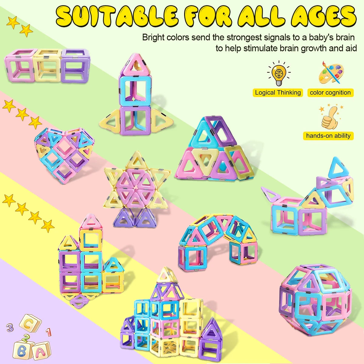 Magnetic Building Blocks Set