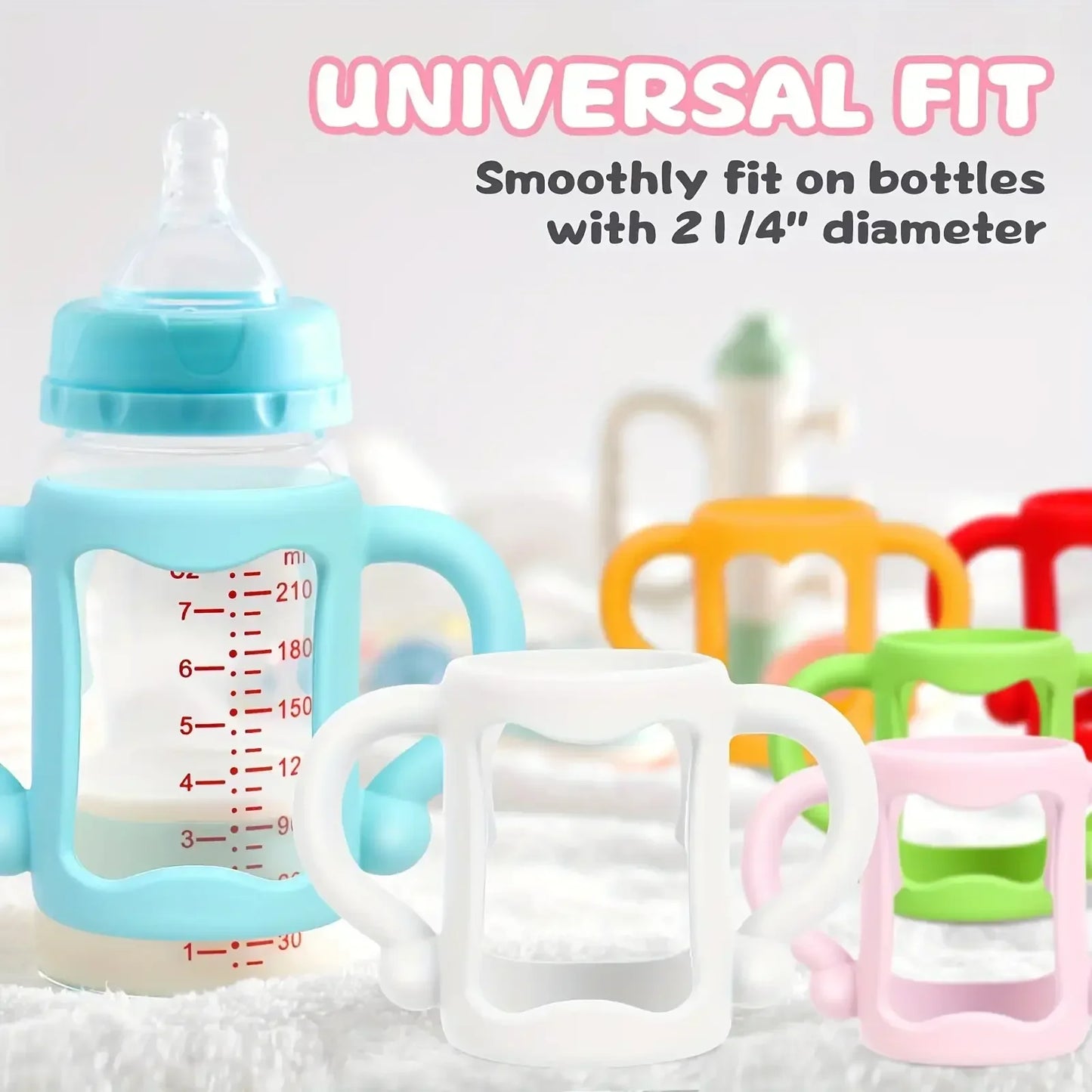 1PCS silicone bottle handle