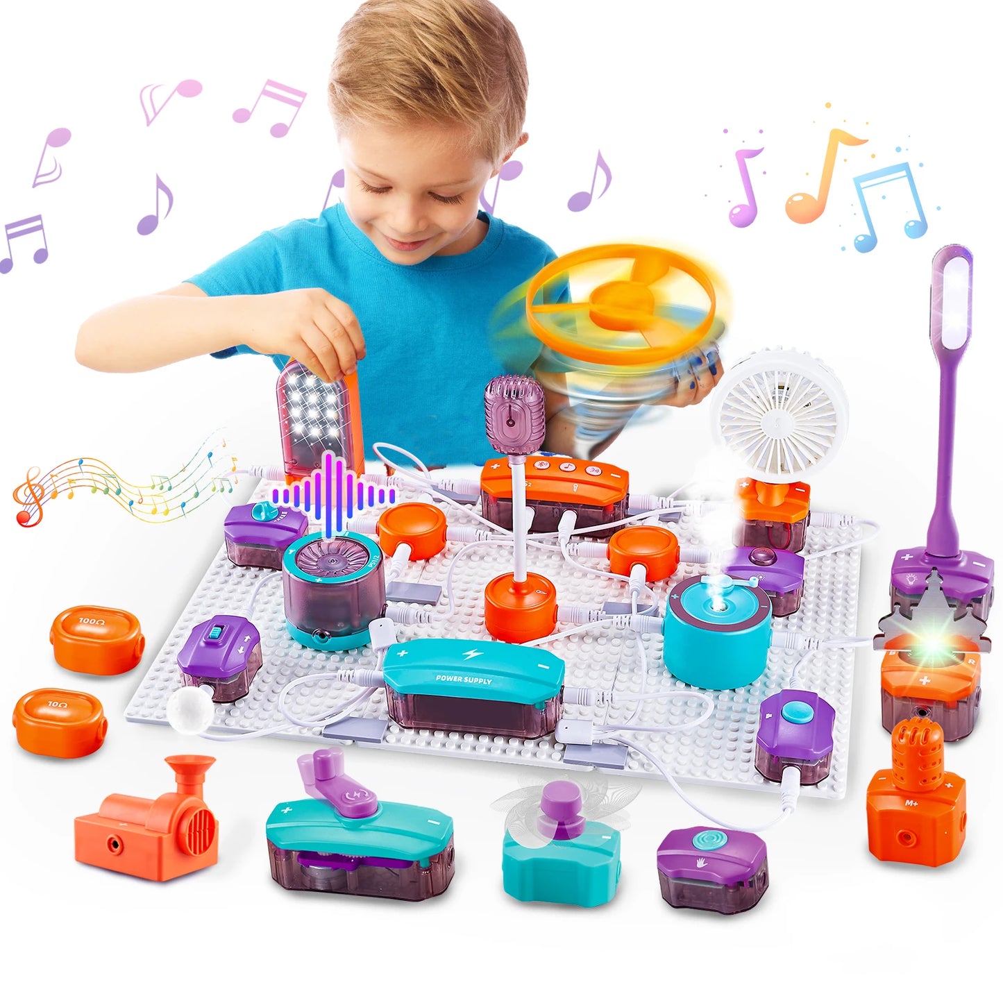 Kids DIY Electronics Experiment Circuit Board Ages 6+