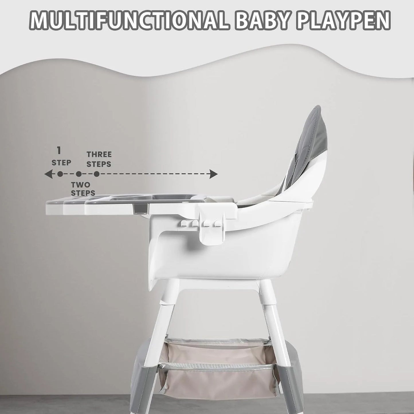 Convertible Foldable High Chair