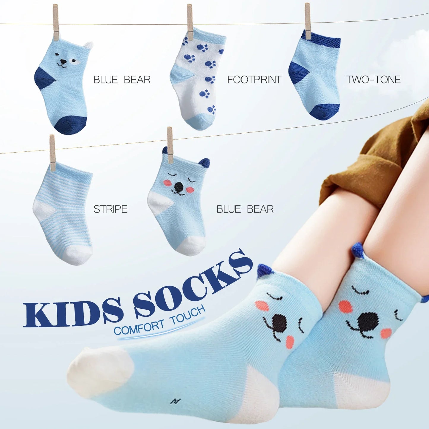 10 Pairs Baby Socks