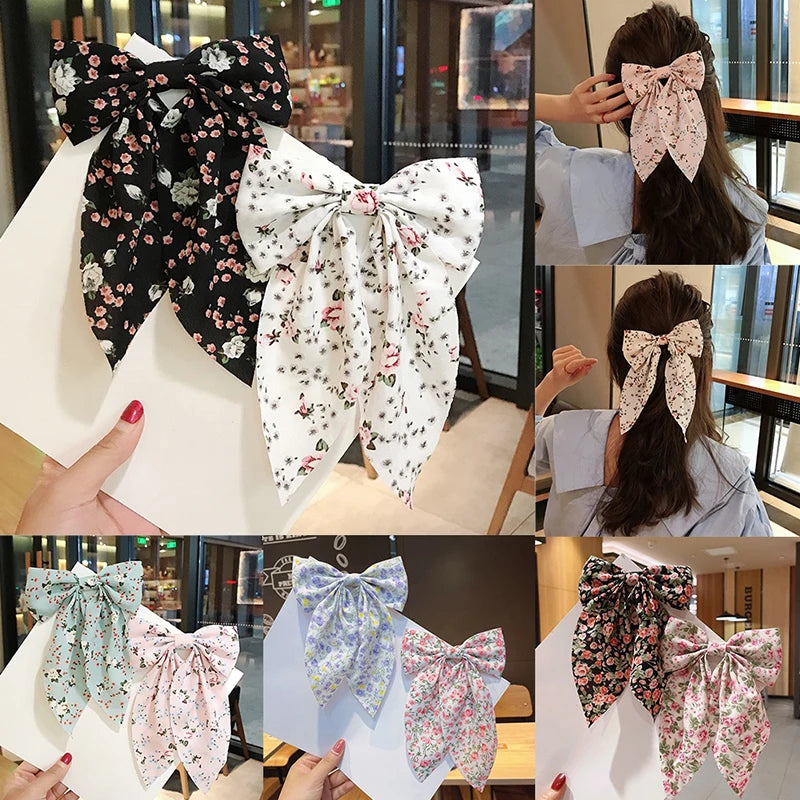 Big Bow Ribbon Hair Tie