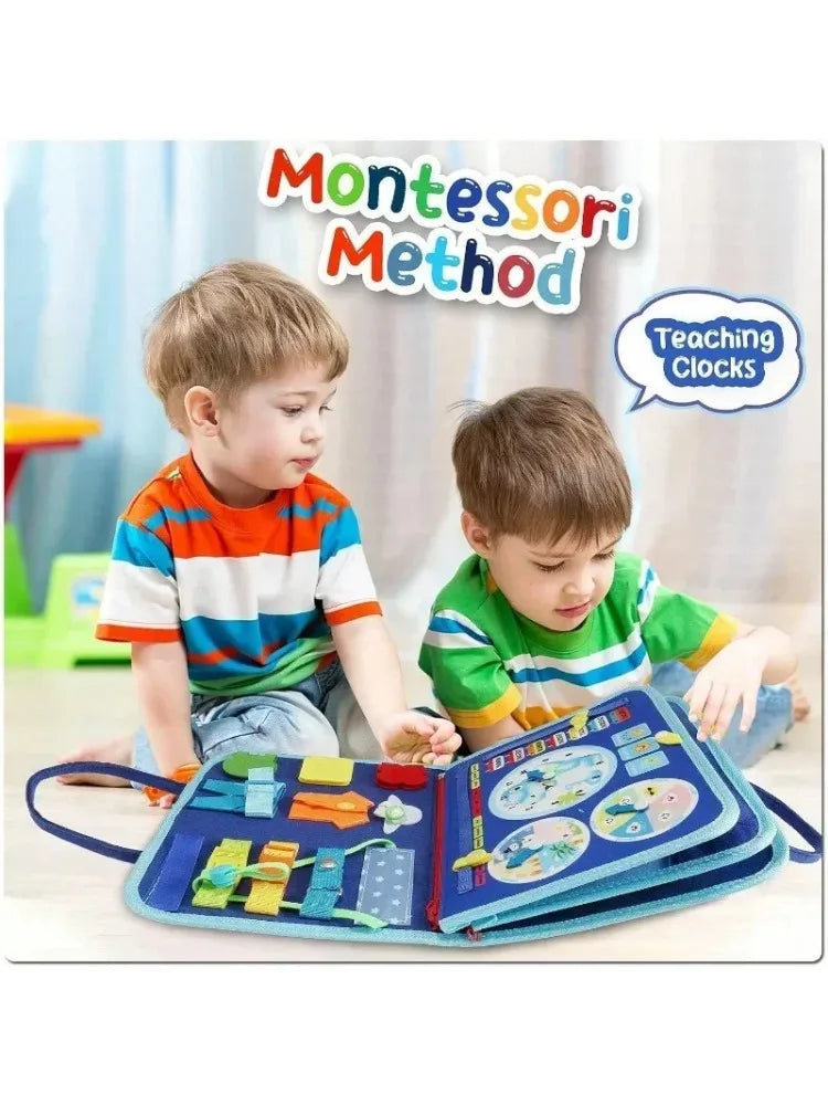 Busy Board Sensory Activity Montessori Toys Ages 1-3