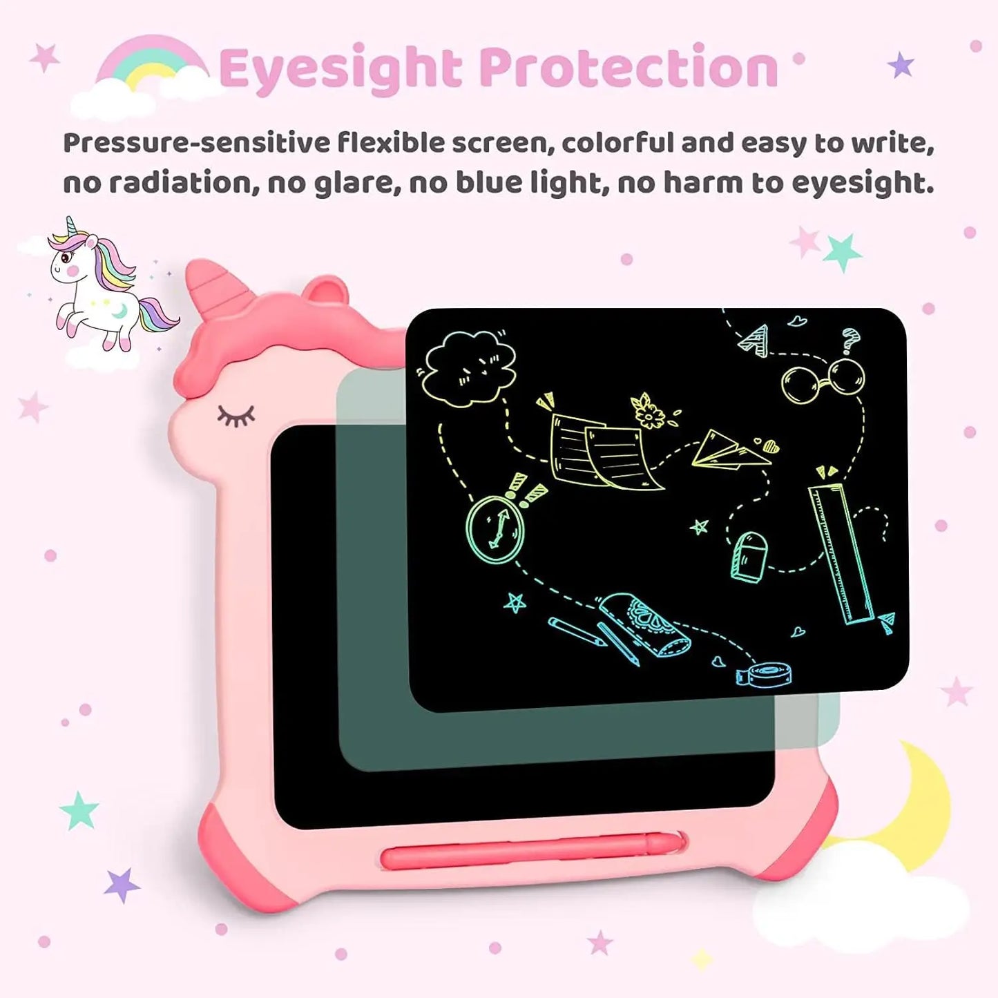 Unicorn LCD Writing Tablet for Kids, 8.5-inch