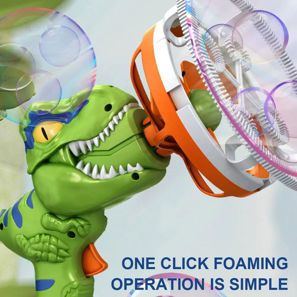 Automatic Dinosaur Bubble Gun