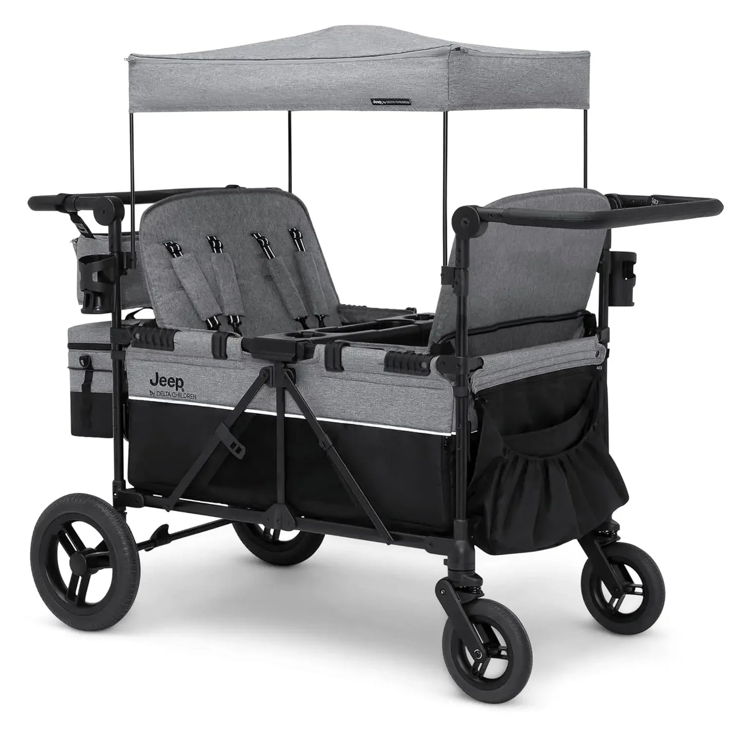 4 Seater Stroller Wagon with Convertible Seats