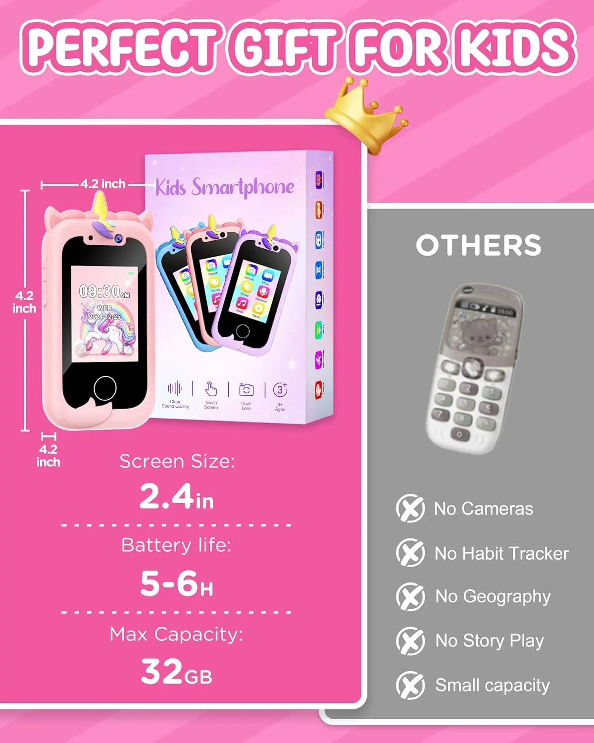 Kids' Smart Phone Girls' Toy