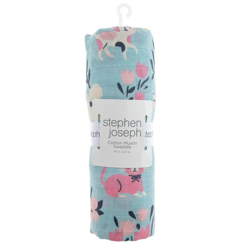 100% Cotton Muslin Swaddle Blanket