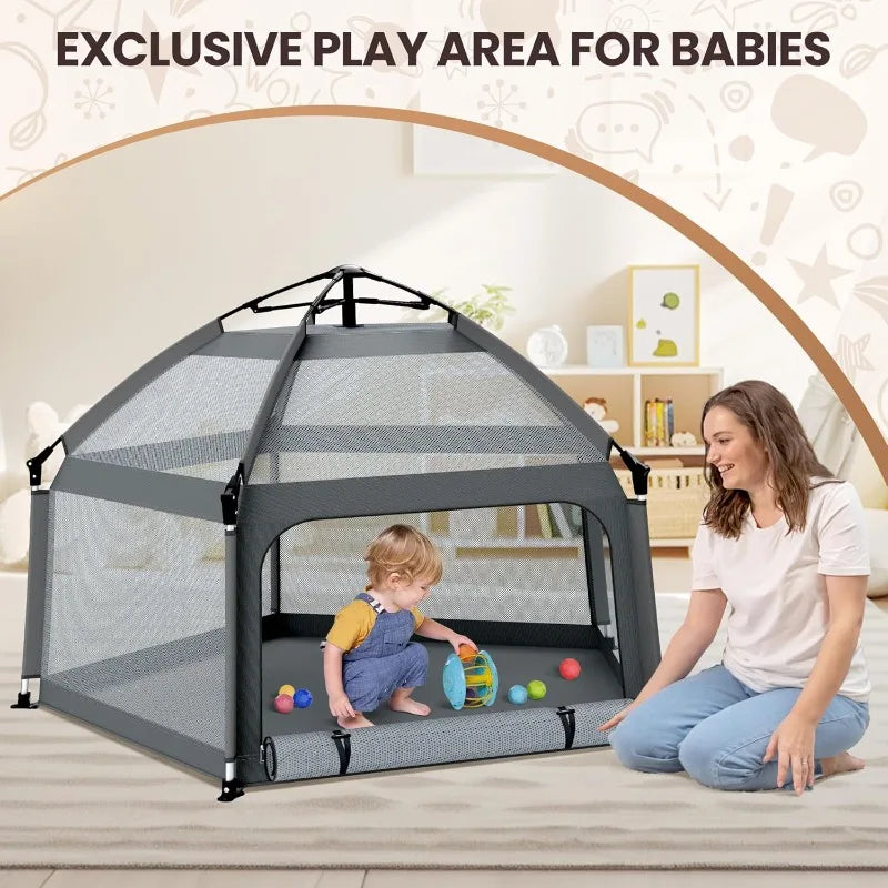 Portable Outdoor Playpen for Babies and Toddlers