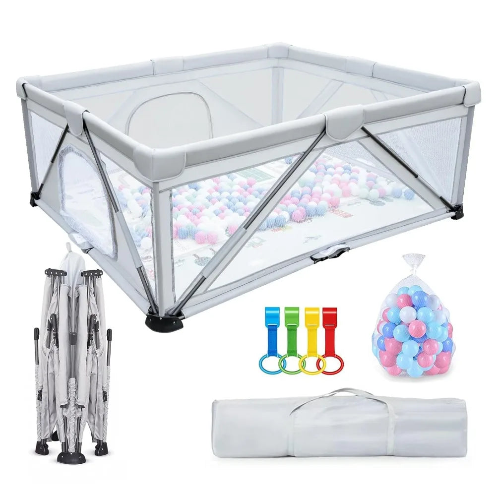 Foldable Playpen for Babies and Toddlers