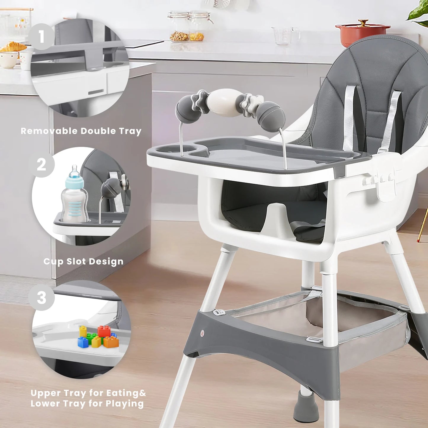 Portable Baby High Chair