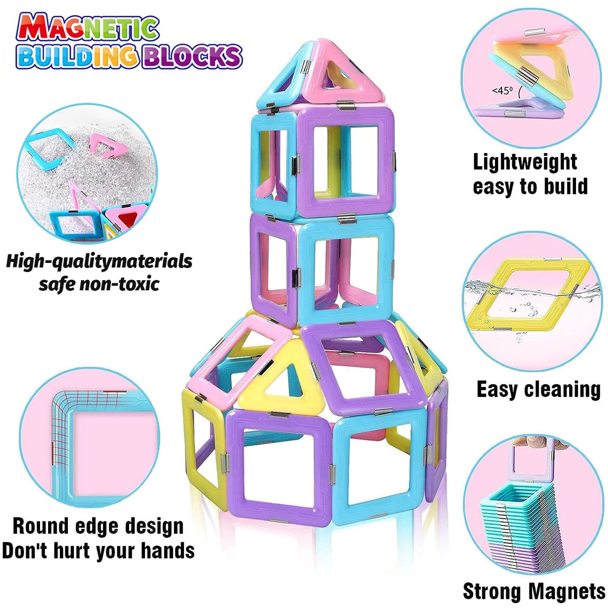 Magnetic Building Blocks Set
