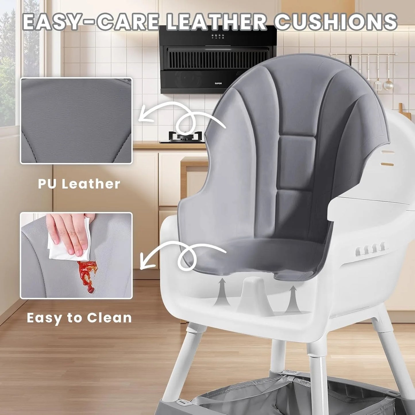 Convertible Foldable High Chair
