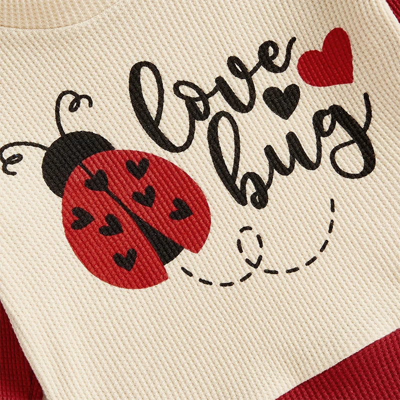 Adorable Infant Ladybug Patterned Sweatshirts