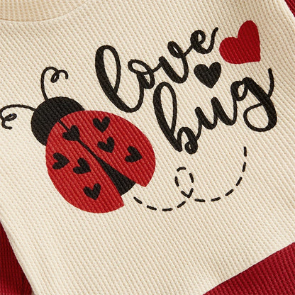 Adorable Infant Ladybug Patterned Sweatshirts