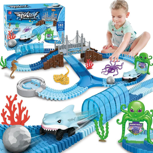 Shark Race Car Track, Age 3+