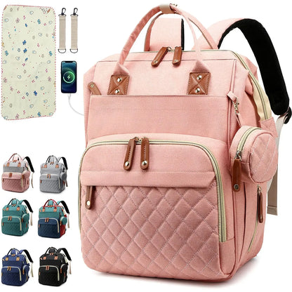 Multifunctional Diaper Bag Backpack