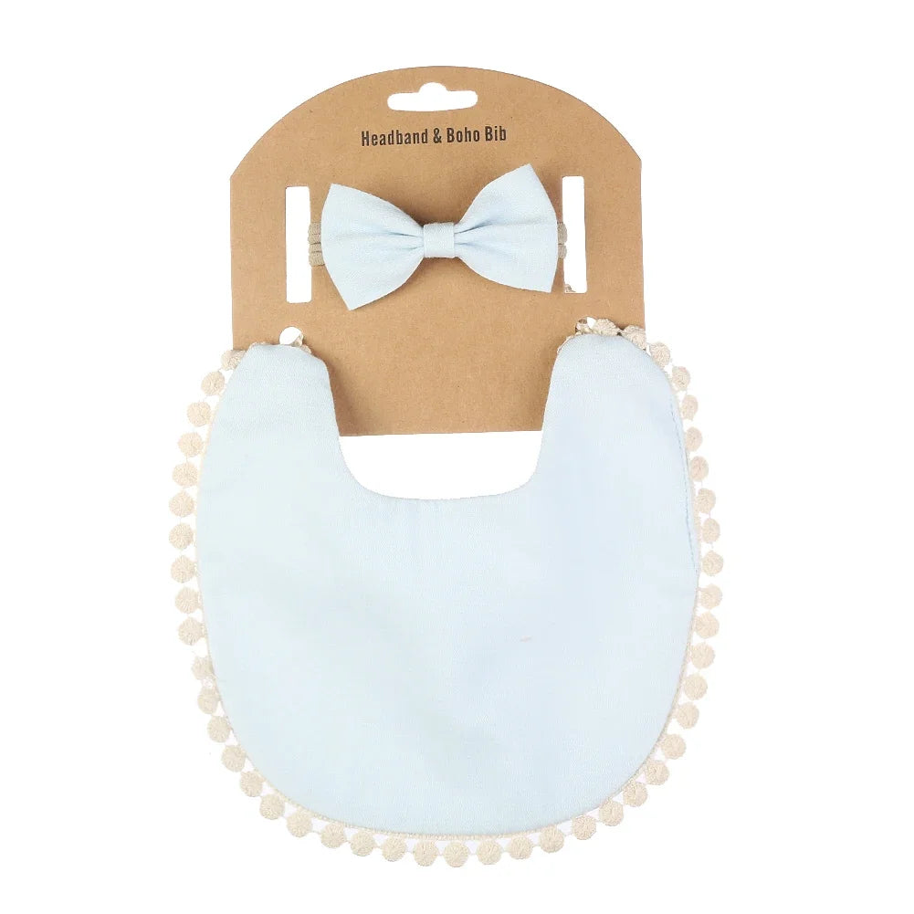 2Pcs/Set Muslin Cotton Baby Burp Cloths