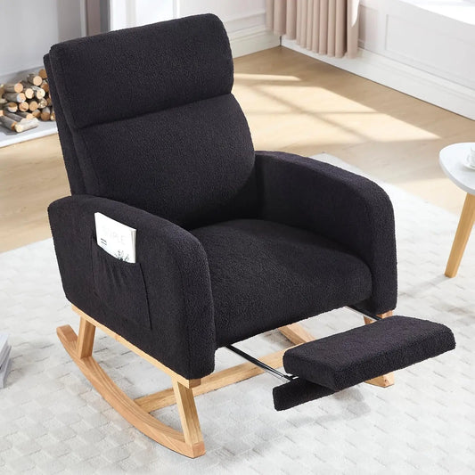 Nursing Rocking Chairs with Foot Rest
