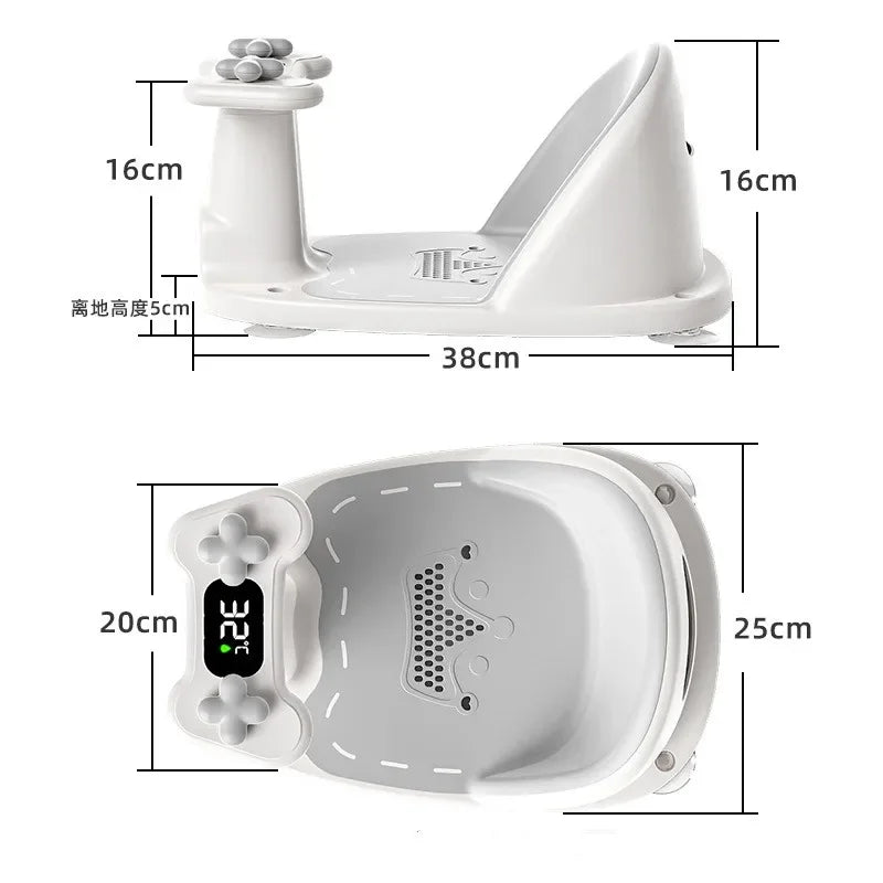 Children's Shower Seat - Temperature Sensing