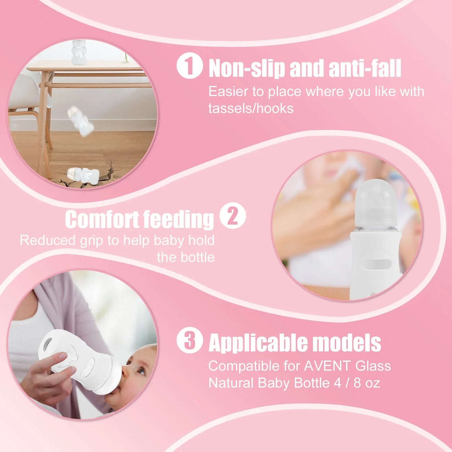 Silicone Baby Bottle Cover