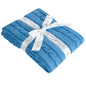 100% Cotton Cable Knit Toddler Blanket