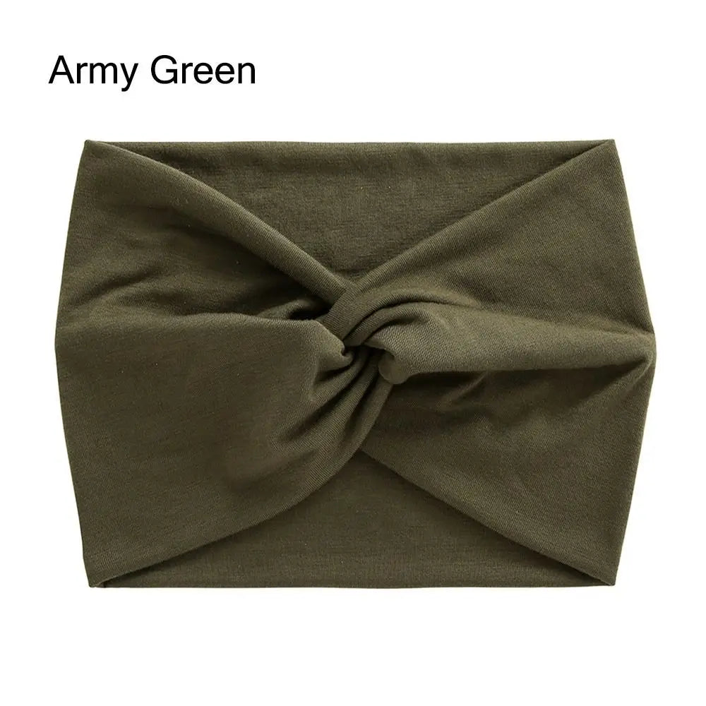 Twisted Thick Wide Head Wraps for Women
