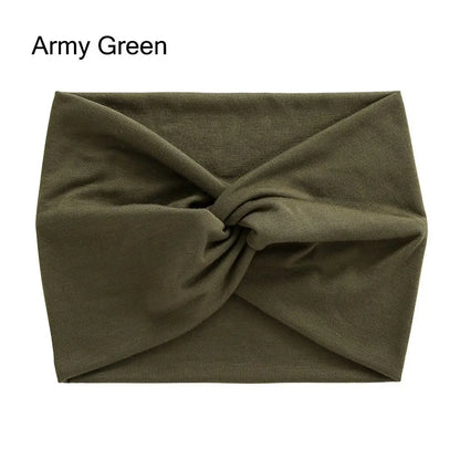 Twisted Thick Wide Head Wraps for Women