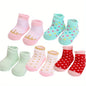 Newborn's Non-slip Print Cotton Socks