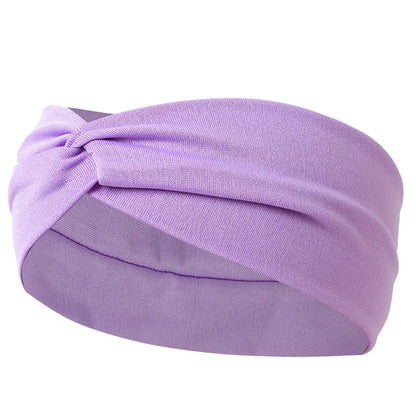 Leopard Print Elastic Knitted Headbands