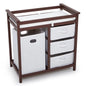 Solid Wood Baby Diaper Stand