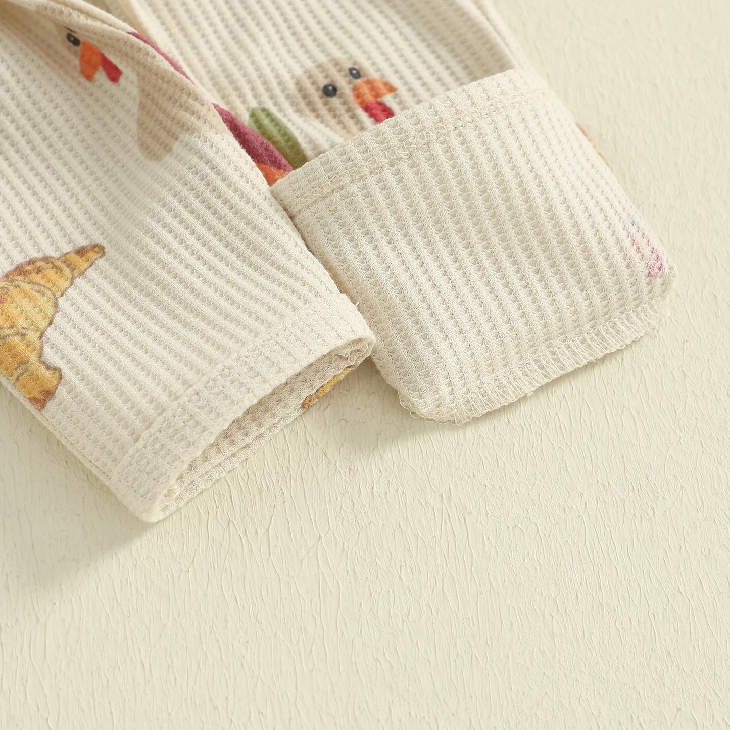 Baby Girl Thanksgiving Zipper Romper