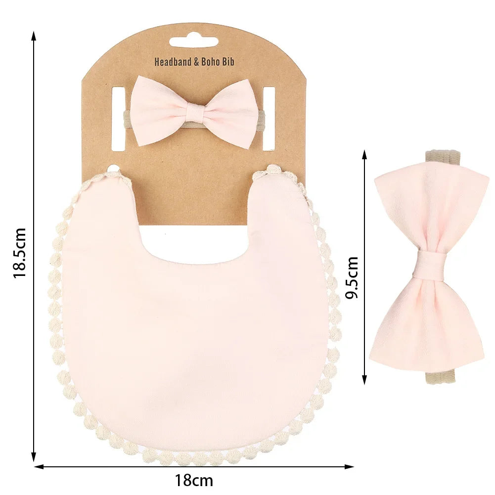2Pcs/Set Muslin Cotton Baby Burp Cloths