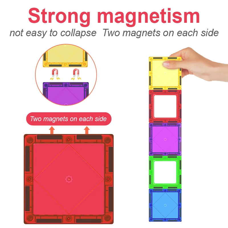 Magnetic Building Blocks Construction Set